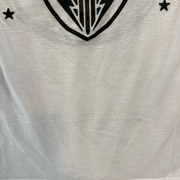 COPY - AMERICAN FIGHTER M MEDIUM T SHIRT BLACK WHITE HOT PINK 781 - Picture 6 of 15